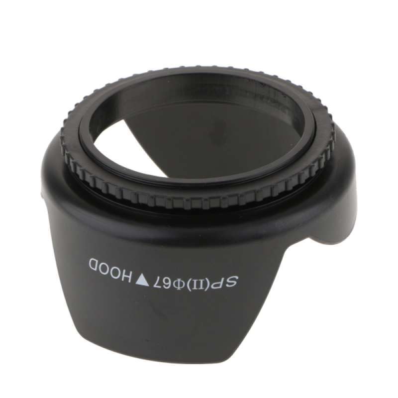 2 pieces 67mm flower lens hood for canon nikon panasonic sony pentax dslr