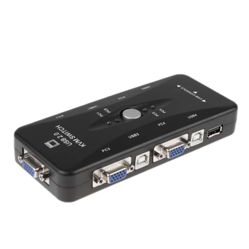 Port Hub USB 2.0 KVM VGA/SVGA Switch 