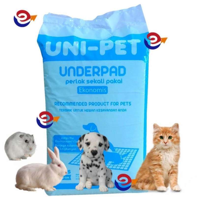 Jual Underpad Uni Pet Perlak Hewan Anjing Kucing Kelinci Isi 10x Online Januari 2021 Blibli