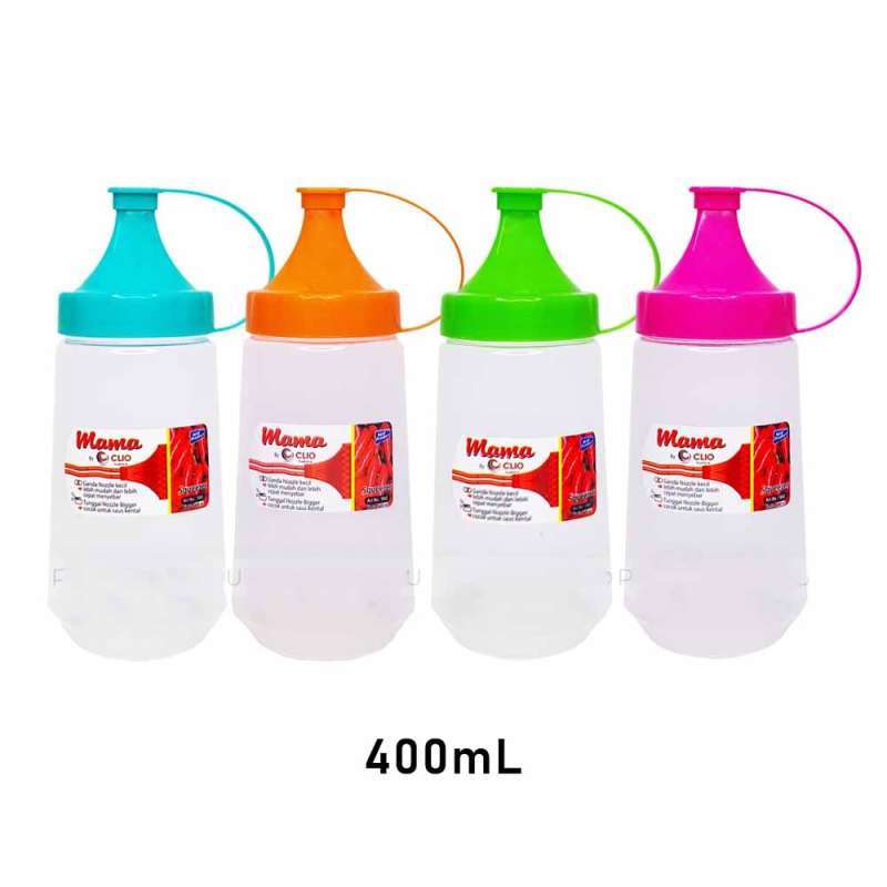 Jual Botol Kecap Minyak 400ml Saos Tomat Sambal Plastik Murah Multiwarna Terbaru Juni 2021 Blibli