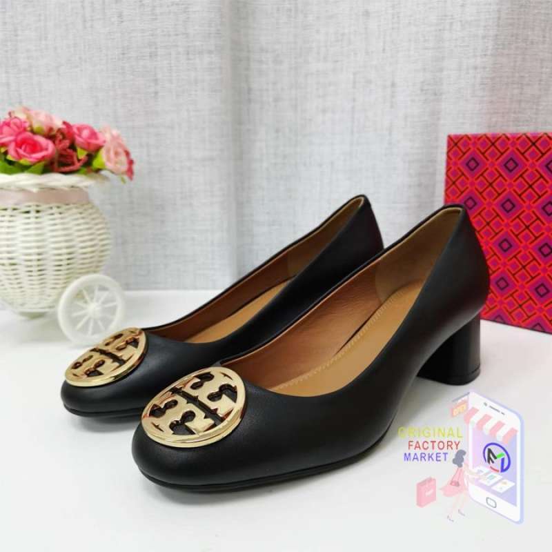 Jual Sepatu Tory Burch Benton Pump Heels Shoes Black 100% Original - 39 di  Seller Patriot - Serua, Kota Depok | Blibli