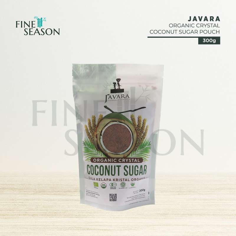 Jual Javara Organic Crystal Coconut Sugar 300 gr Pouch /Gula ...