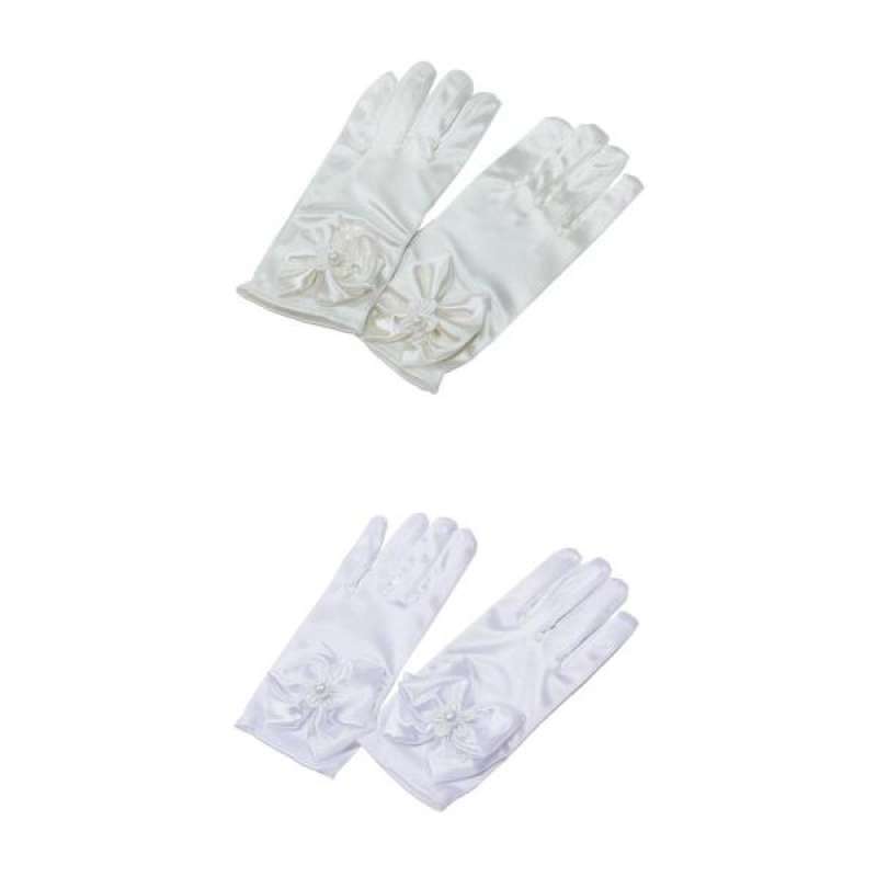 Gloves Wedding Bow Party Gloves White+ 