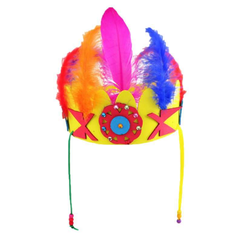 Promo Indian Feather Set Kit Headband 