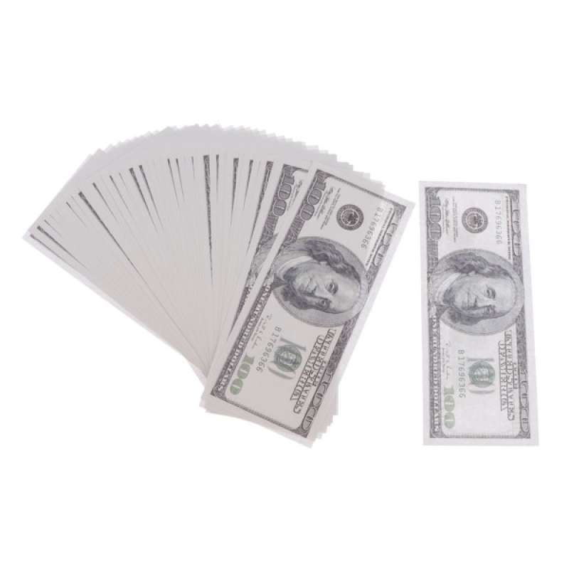 Jual Play Money For Kids Realistic Us Dollar 100 Bills For Pretend Play Cash Register Game 50 Pcs Old Terbaru Juli 2021 Blibli