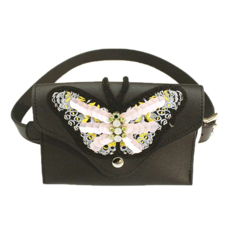 Promo Women Retro Casual PU Waist Bag 