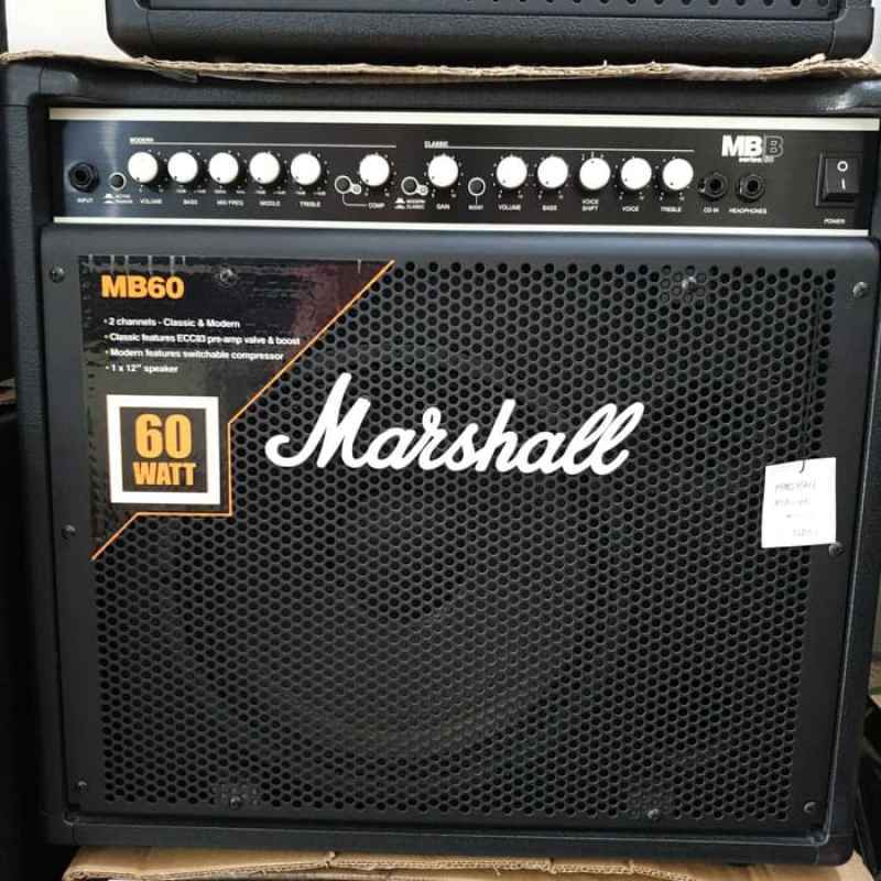 Amplifier Gitar Bass MARSHALL MB60 MB 60 ORIGINAL Marshall MB60 60W 1x12