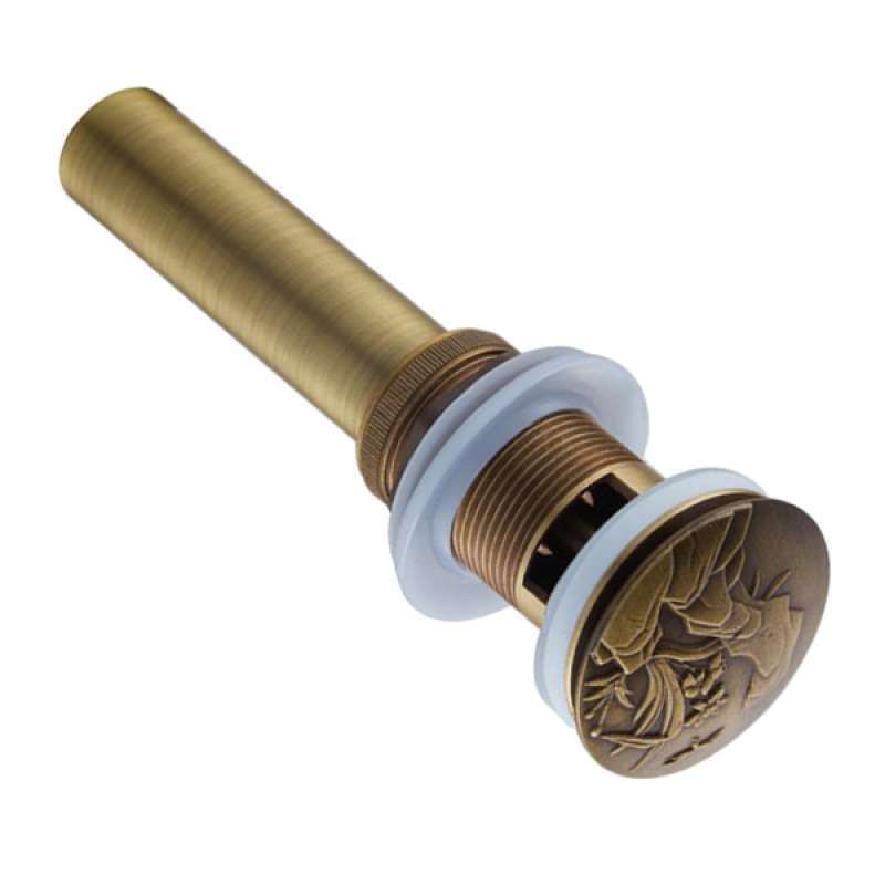 Jual Solid Brass Pop Up Drain Bathroom Sink Grate Waste Basin Stopper 5 Types Online April 2021 Blibli