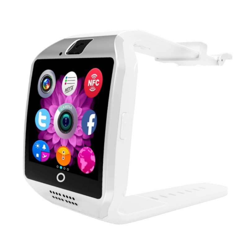 Jual Q18 Smartwatch Support Sim Card With Camera Twitter Sync For Android Online Januari 2021 Blibli