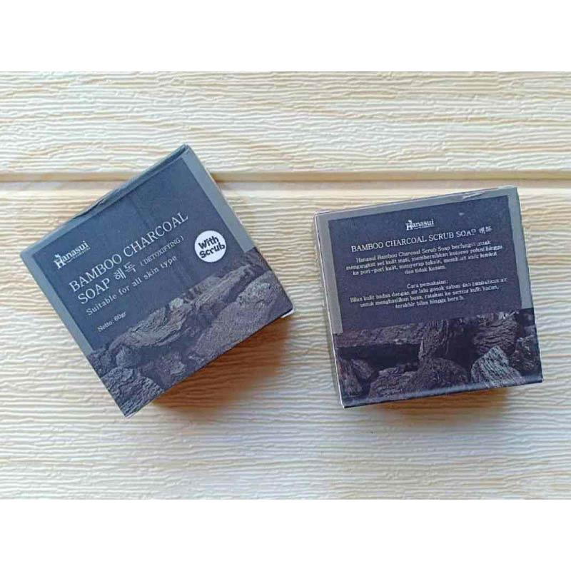 Jual Sabun Pemutih Badan Dan Wajah Hanasui Bamboo Charcoal Soap With Scrub Bpom Sabun Pemutih Kulit Sabun Pemutih Muka Sabun Pencerah Kulit Badan Dan Wajah Online April 2021 Blibli