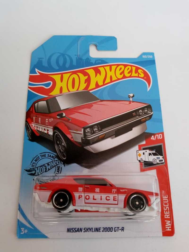 hot wheels nissan skyline police