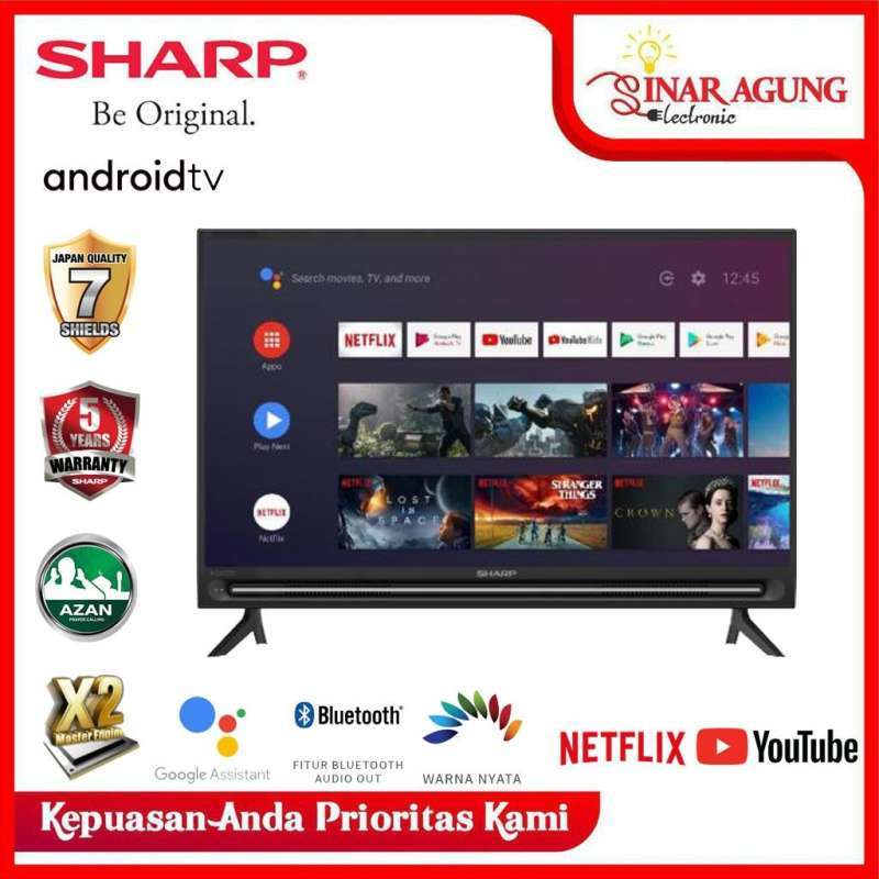 Jual Sharp Aquos 32inch 2t C 32bg1i Android Tv With Google Assistant Di Seller Sinar Agung Electronic Official Store Kab Bekasi Jawa Barat Blibli Jual Sharp Aquos 32inch 2t C 32bg1i Android Tv With Google Assistant Di Seller Sinar Agung Electronic Official Store Kab Bekasi Jawa Barat Blibli