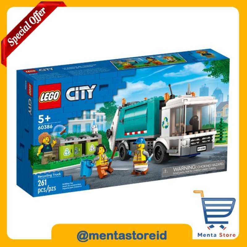 Jual LEGO City 60386 Recycling Truck Di Seller Menta Toys Flagship