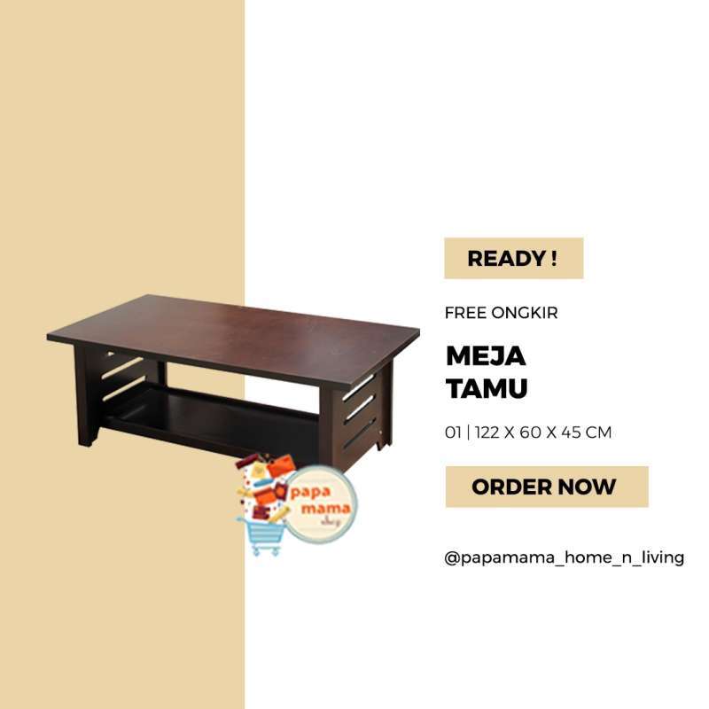 Jual Meja Tamu Minimalis Kayu Meja Tamu Keluarga Meja Tamu Murah Tipe 01 Medan Terbaru Juni 2021 Blibli