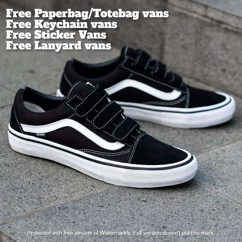 harga vans velcro pro
