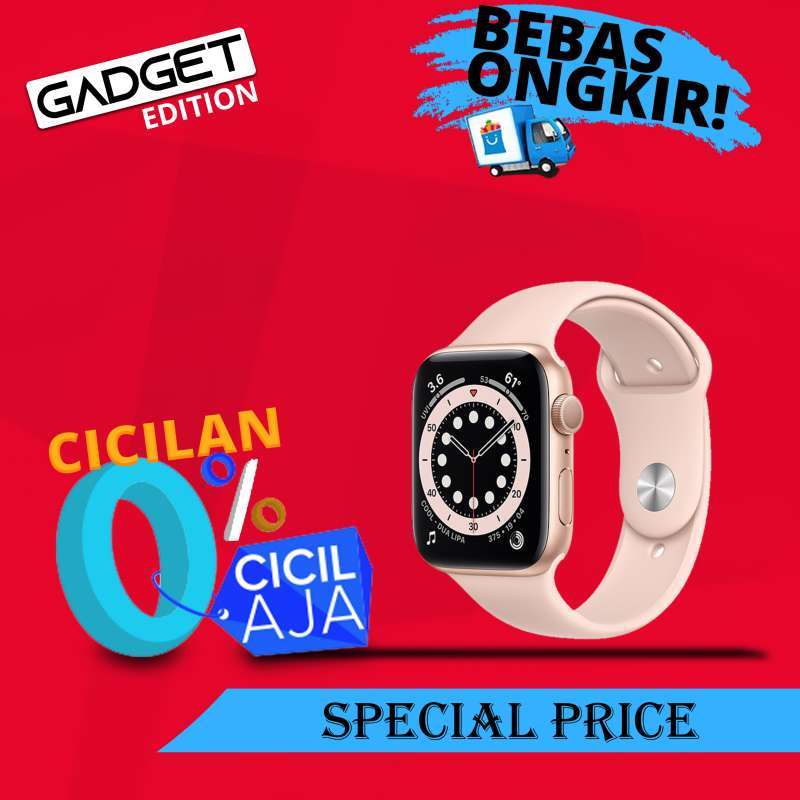 Jual Apple Watch Series 6 Gold Aluminum Case 40mm With Pink Sand Sport Band Gps New Bnib Garansi Apple Internasional 1 Tahun Online November 2020 Blibli