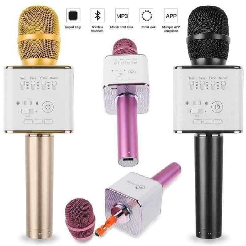Promo Mic Q9 Wireless Bluetooth Karaoke 