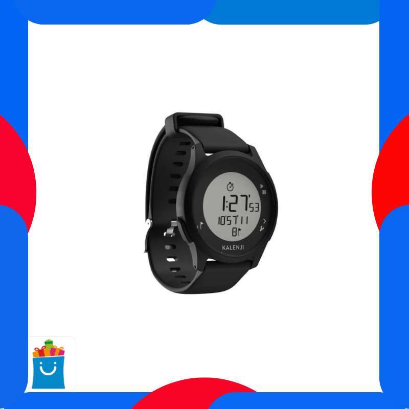 Jual Kalenji Jam Tangan Unisex Atw 100 Hitam Decathlon Online Desember 2020 Blibli
