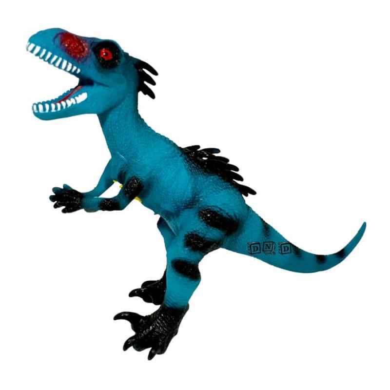 blue velociraptor plush