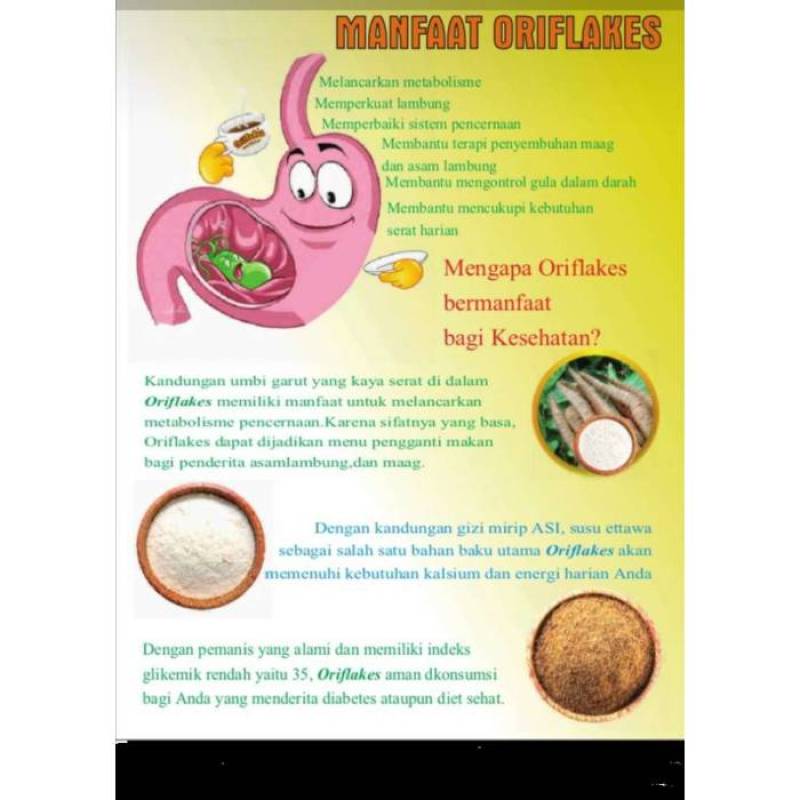 Jual Oriflakes 900 Gram Gastro Vanilla Sereal Umbi Garut Asam Lambung Online Februari 2021 Blibli
