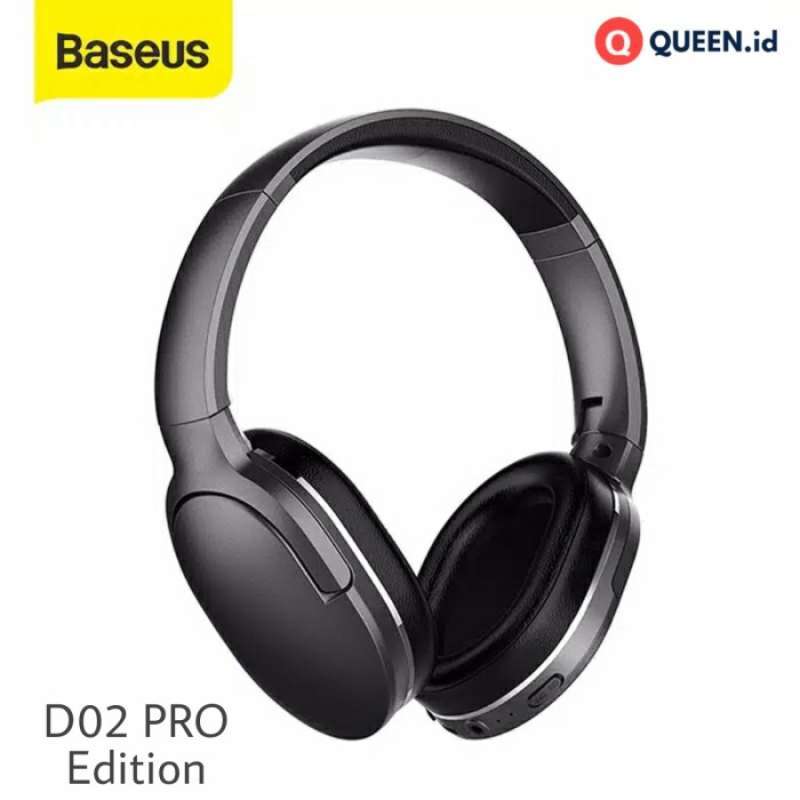 Jual Baseus D02 Pro Headset Wireless Bluetooth Wired Aux Stereo Headphone Terbaru Juli 2021 Blibli