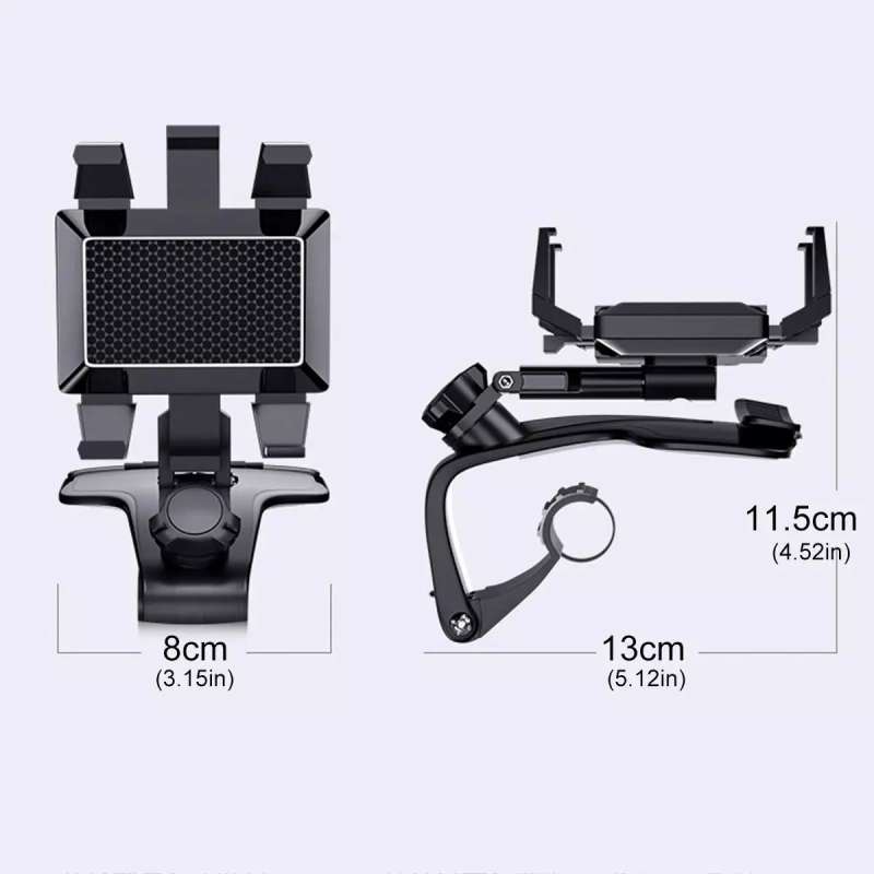 Jual Car Multifunctional Mobile Phone Holder 360 Degree Sun Visor Rearview Mirror Dashboard Installation Gps With Parking Cartoon Bracket Online Mei 2021 Blibli
