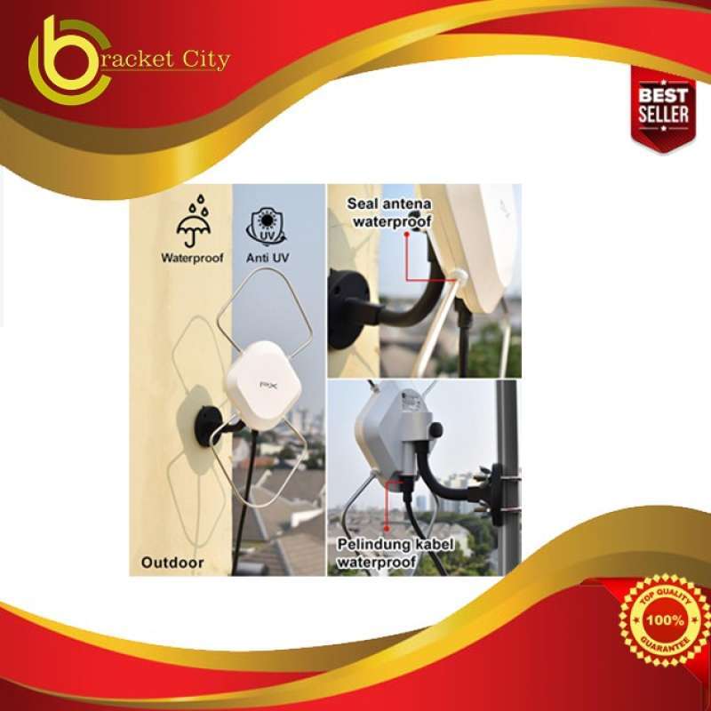 Jual Antena TV PX Digital Analog HDA-5600 KABEL 12 METER SIGNAL BOOSTER  Online Desember 2020 | Blibli