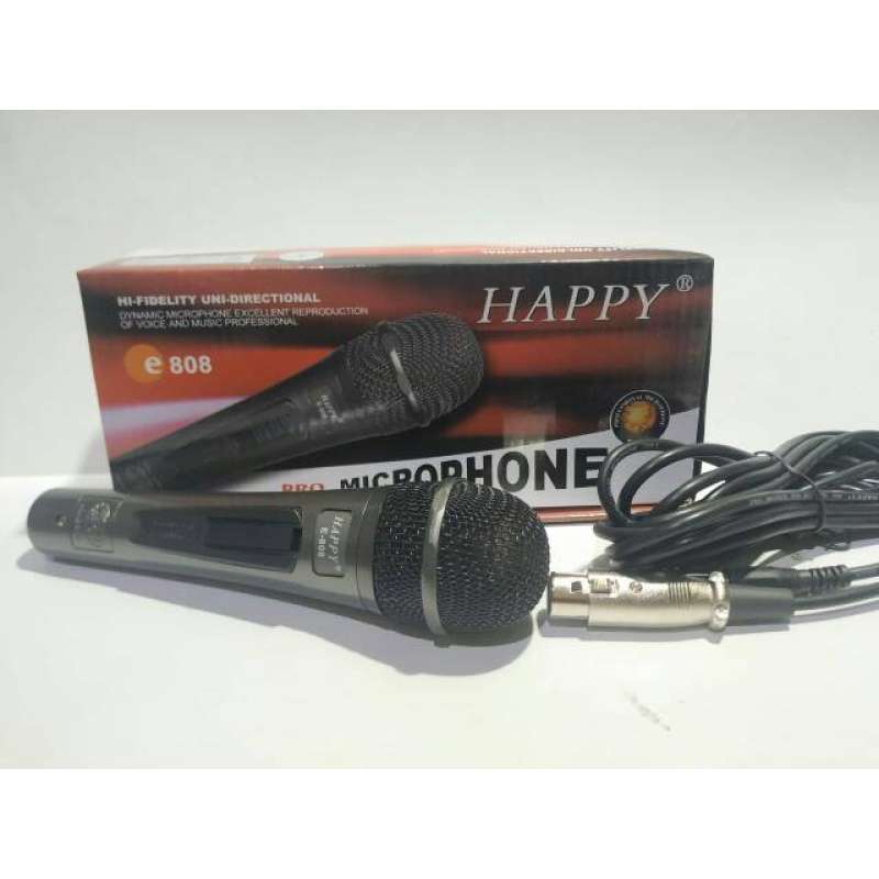 Jual Mic Happy Art 999 E 888 E 808 Suara Bagus Ngebass Mikrofon Microphone Dynamic Bass Murah Mei 2021 Blibli