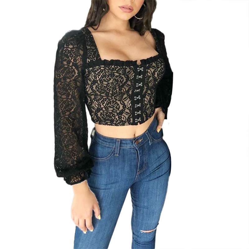 Bluelans Fashion Lace Embroidery Hollow 