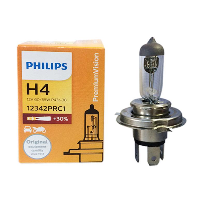 Philips Racing Vision H4 60 55 Watt Lampu Mobil H4 Terang 150 Shopee Indonesia