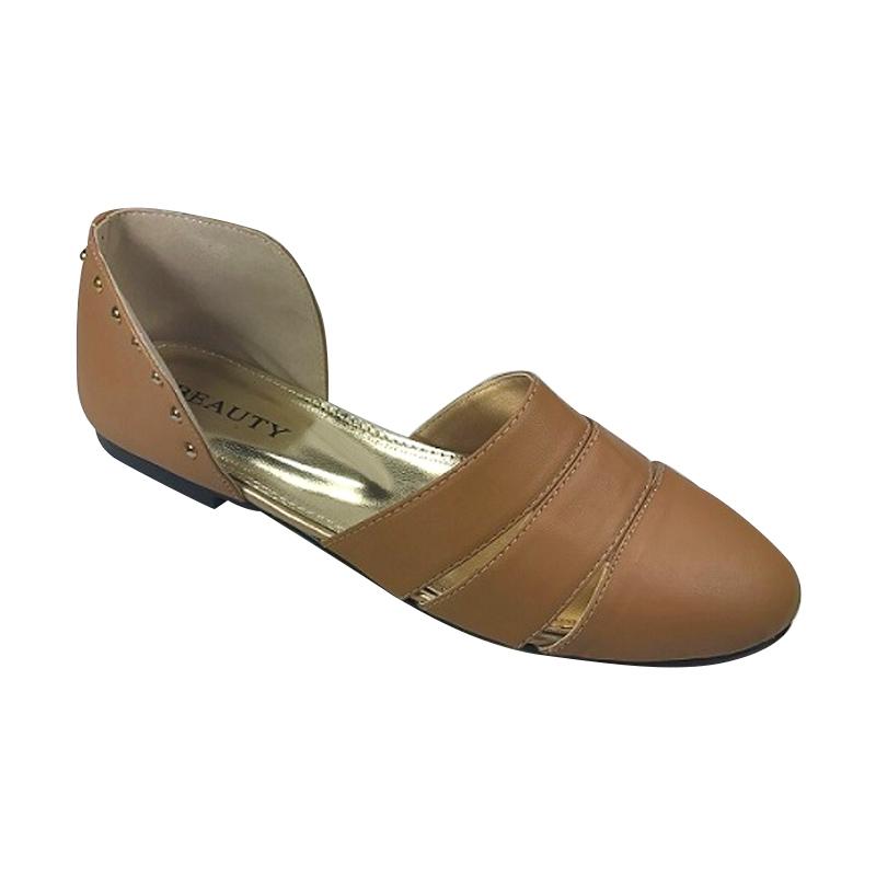 Beauty Shoes 1106 Flat Shoes - Brown