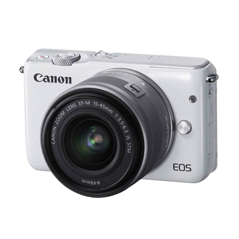 Canon EOS M10 Kit EF-M15-45mm Kamera Mirrorless + SANDISK SD ULTRA 16GB + FILTER UV + SCREEN GUARD + PIKACU