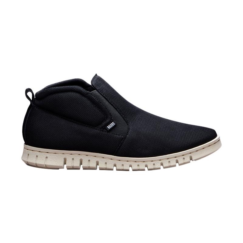 Brodo Geo Casual Sneaker Sepatu Pria - Black