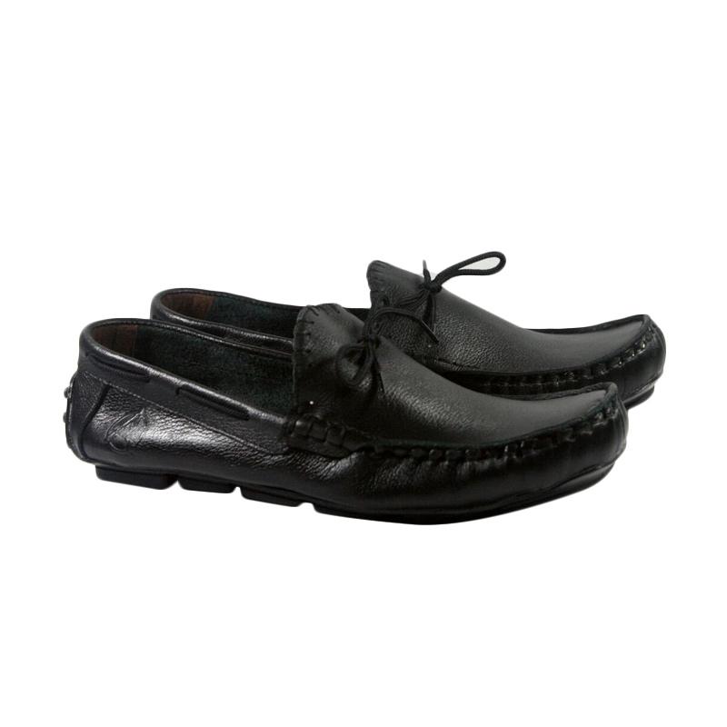Handmade Avail Zapato Slip On Shoes - Black