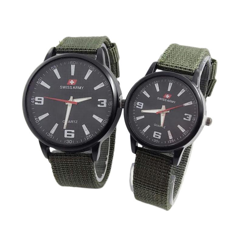 Jam tangan couple original online swiss army