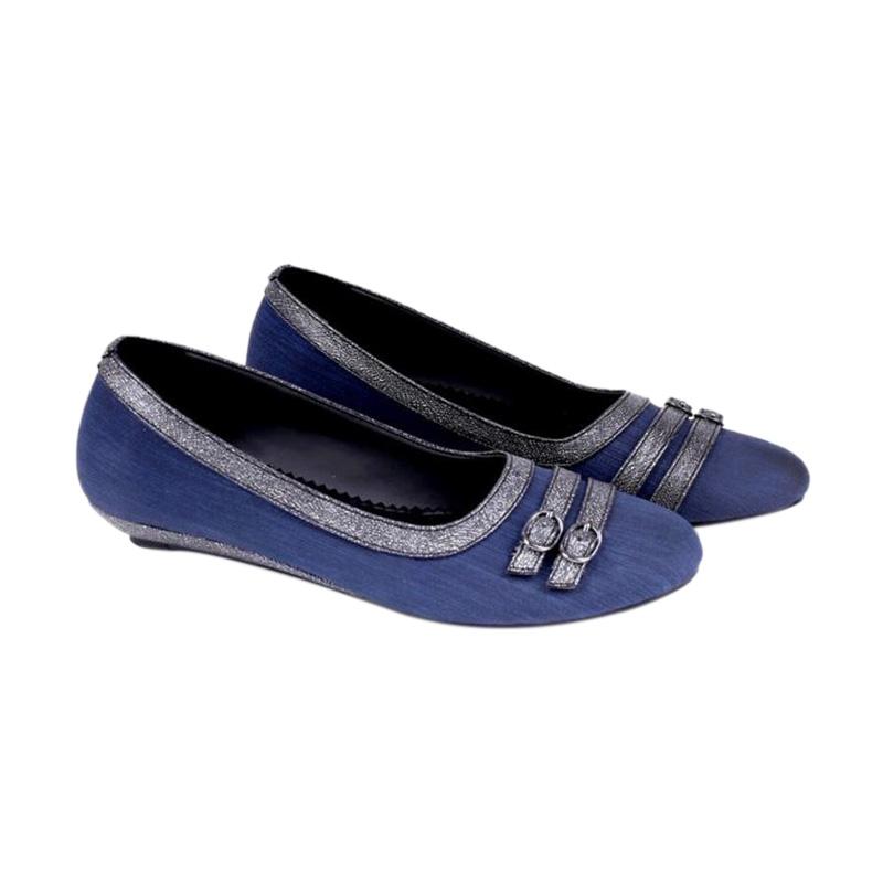 Garucci Flat Shoes 564 Sepatu Wanita - Biru