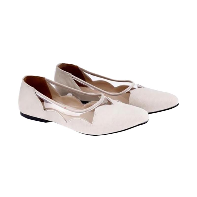 Garucci Flat Shoes 559 Sepatu Wanita - Krem