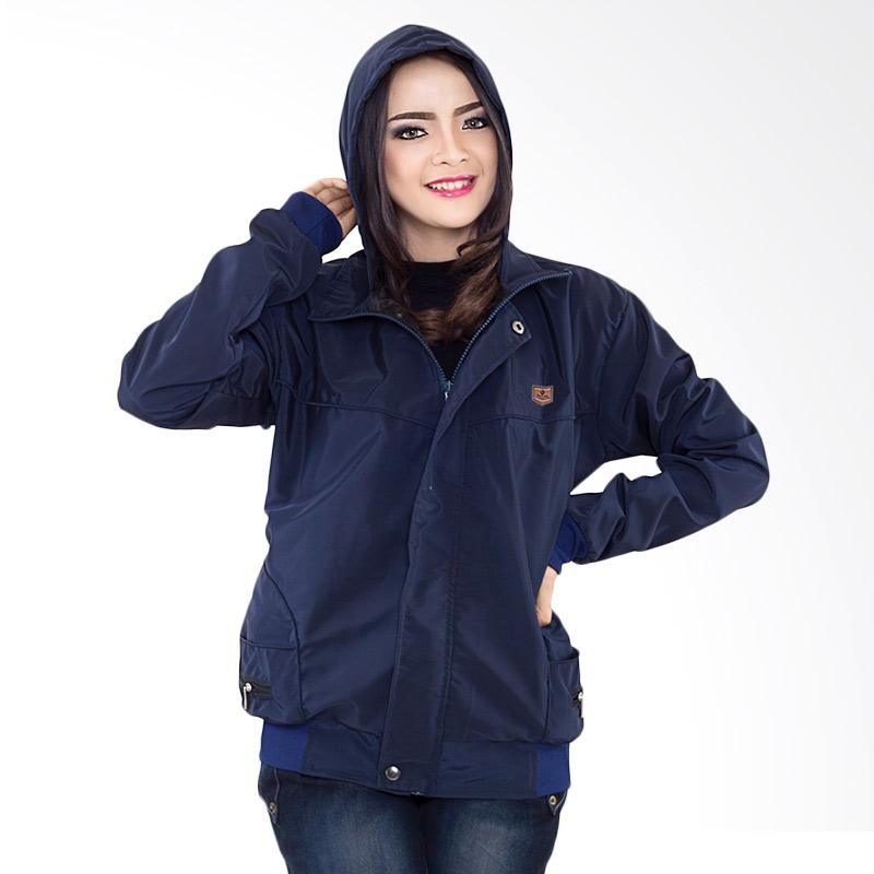 Blessher Erds Jaket Parka Wanita Premium Baby Canvas 5402 Navy; Page -