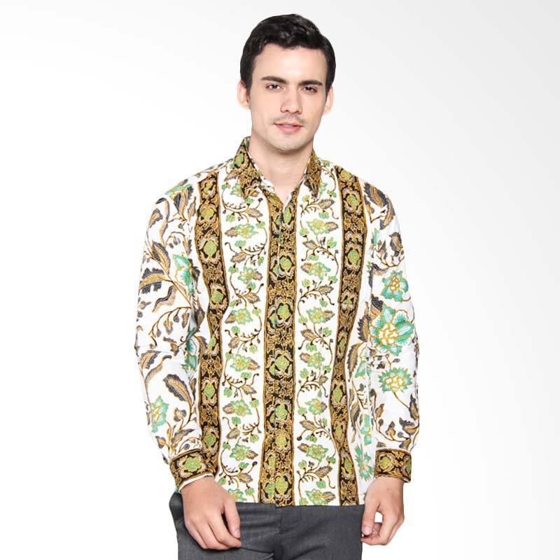 Jogja Batik Arga Motif Man Shirt - Hijau