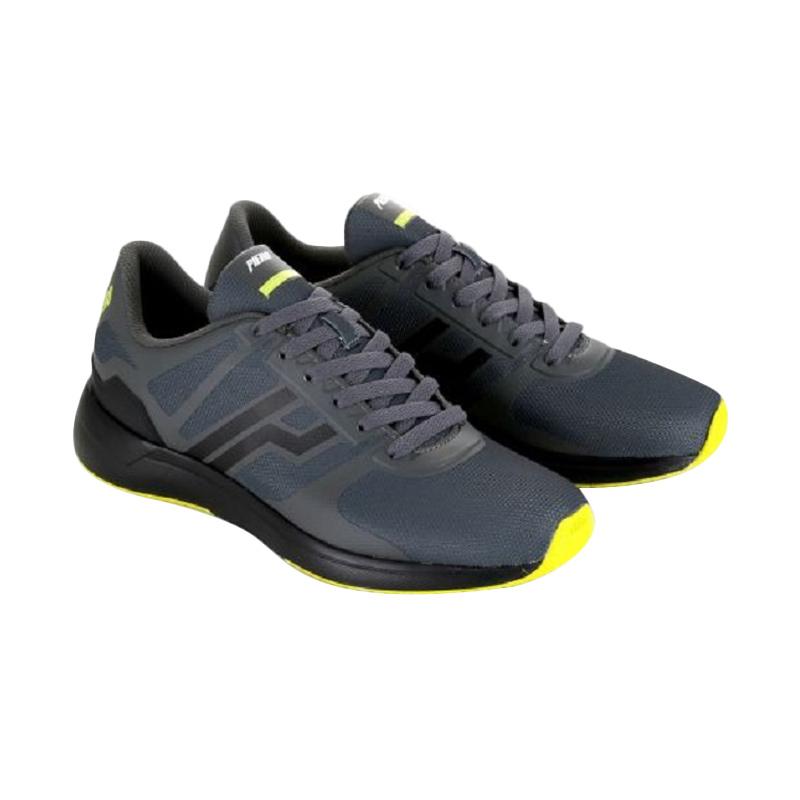 Piero P20200 Outrun Sneaker Pria - Grey Black