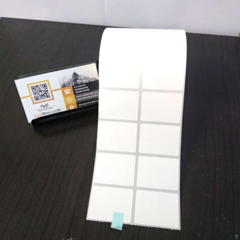 Jual KERTAS STICKER LABEL PRINTER BARCODE 40 X 30 MM - 2 LINE ...
