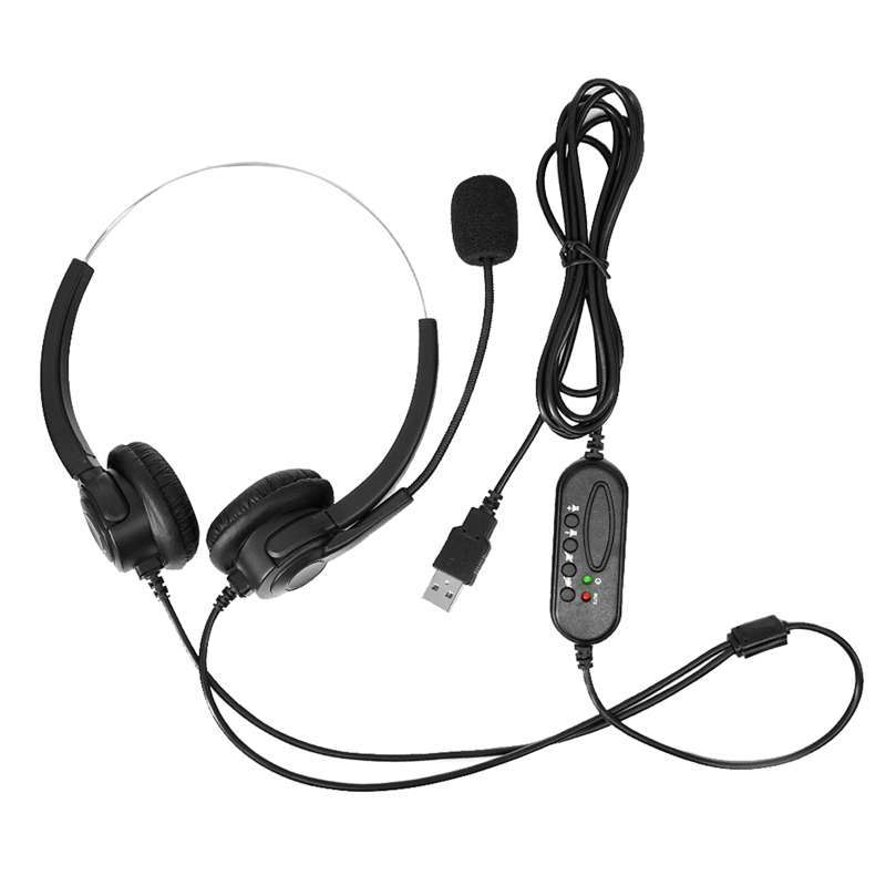 Promo Office USB Headsets Stereo Noise 