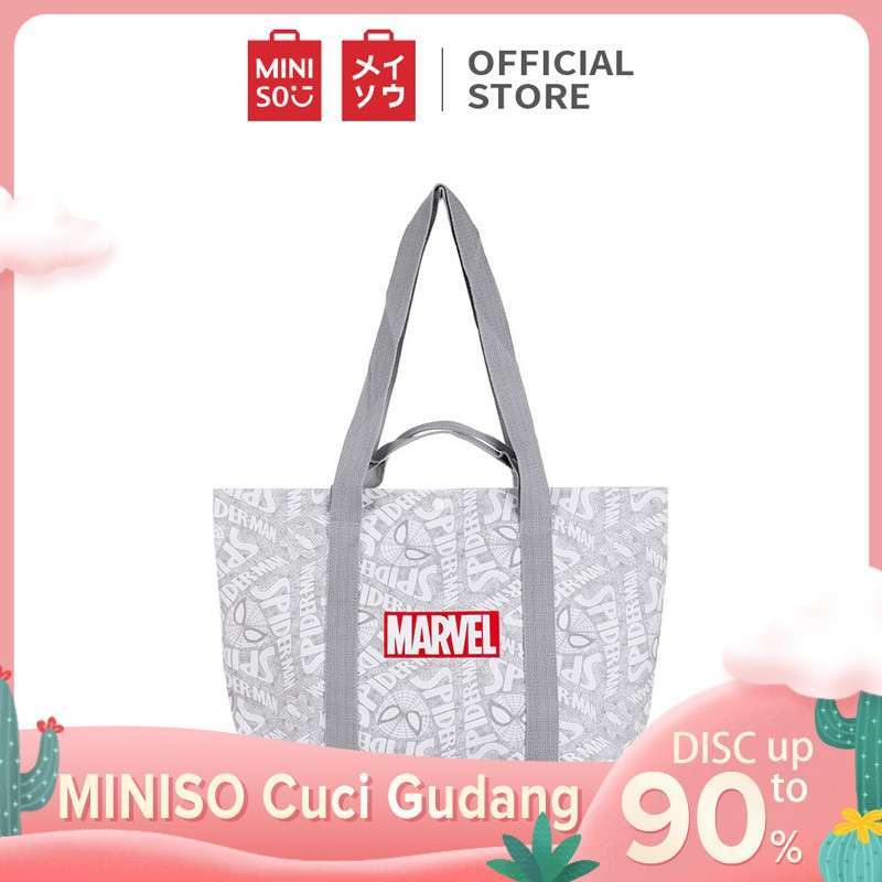 Jual MINISO Marvel Tas Tote Bahu Shoulder Bag Tas Travel Untuk Wanita Pria  di Seller Planet Tas - Tamansari, Kota Bandung