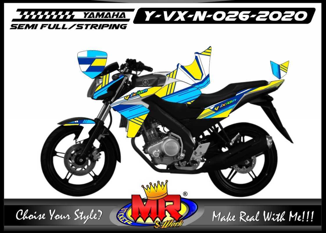 Jual Decal Stiker Striping Motor Yamaha Vixion New Variasi Cover Body Online April 2021 Blibli