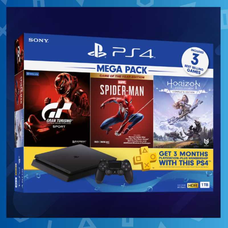 Jual Ps4 Playstation 4 Slim 1tb Megapack V3 Bundle Online Mei 21 Blibli