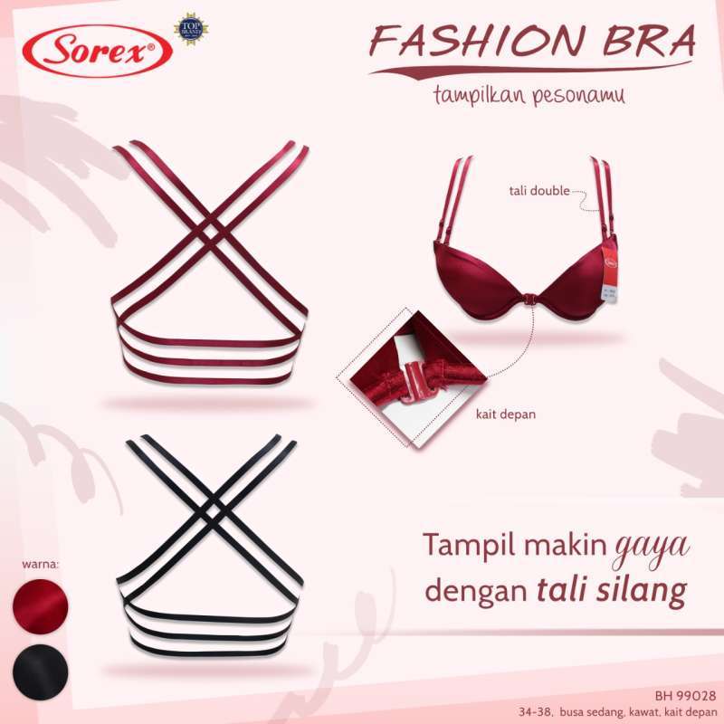 Sorex Fashion Bra Pesta Tali Double X Kait Depan Busa Sedang Kawat Setara Cup B Bh 99028 Terbaru Agustus 2021 Harga Murah Kualitas Terjamin Blibli
