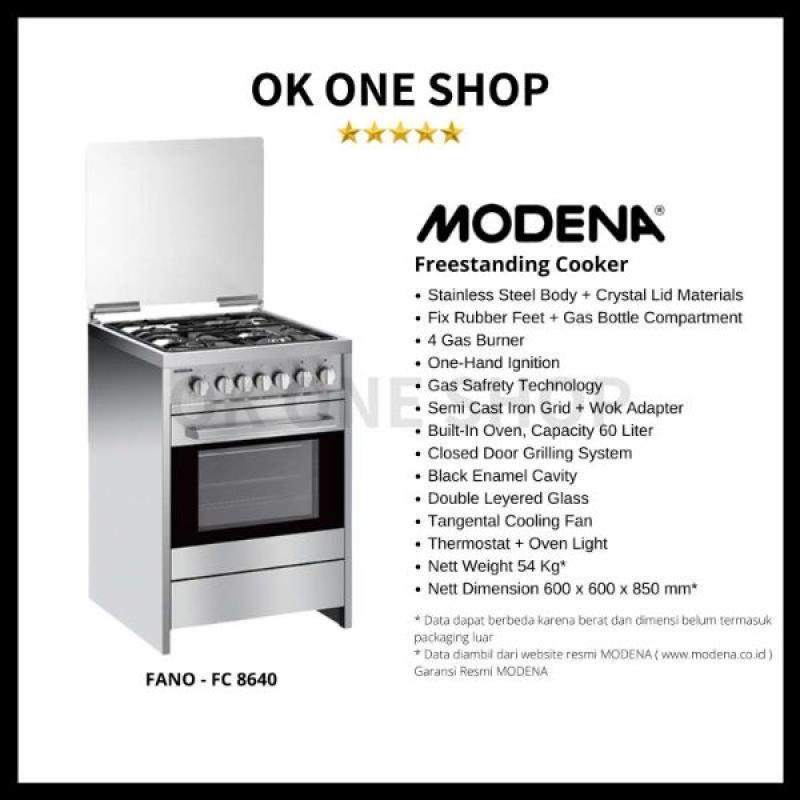Jual Modena Kompor Freestanding Fc 8640 4 Tungku Jadetabek Terbaru Juli 2021 Blibli
