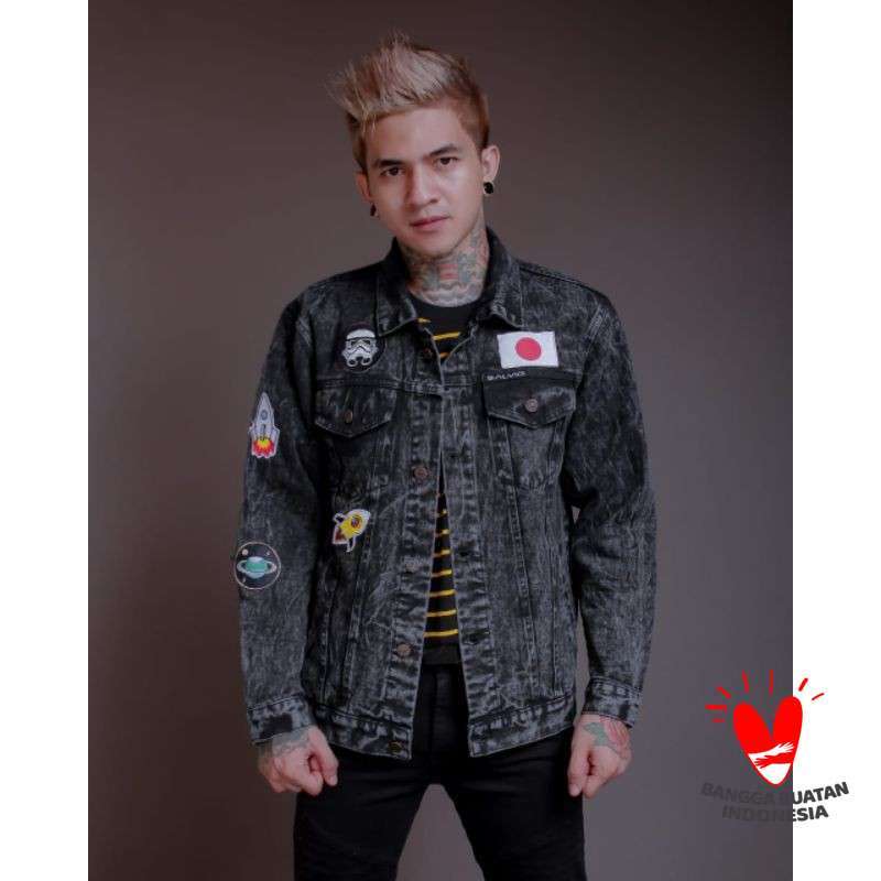 Jaket shop denim original