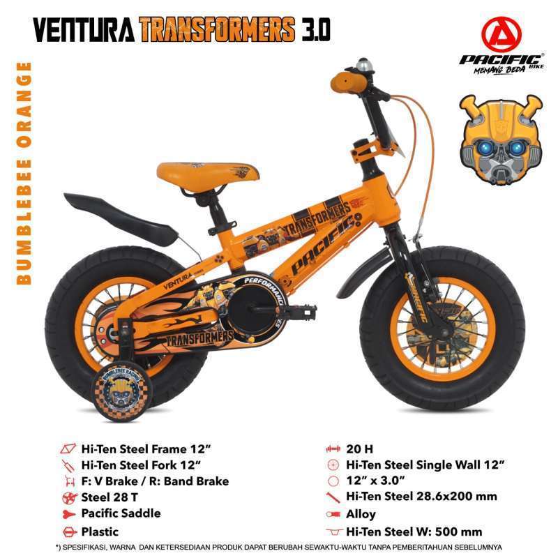 Transformers bike 12 inch top