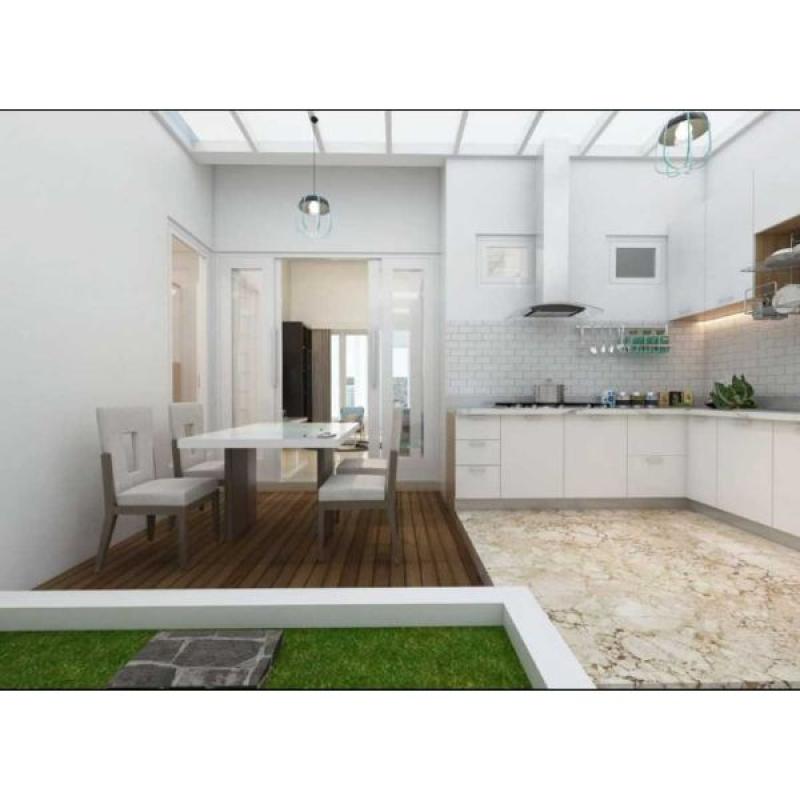 kitchen set dan ruang makan keluarga